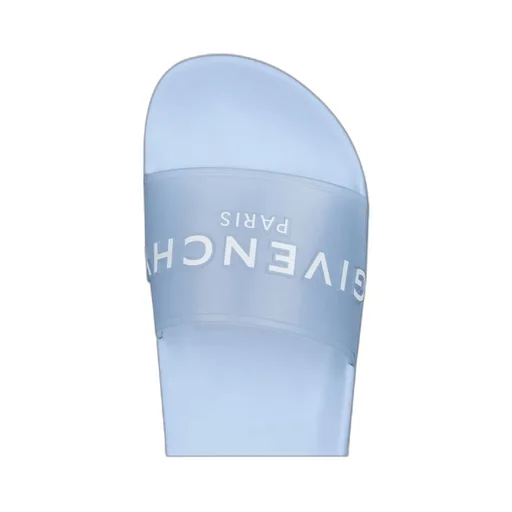 Paris Flat Sandals In Transparent Rubber