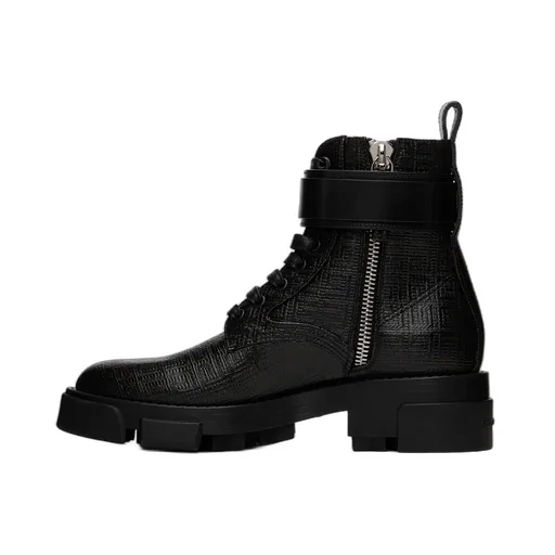 Lace-Up Ankle Boots