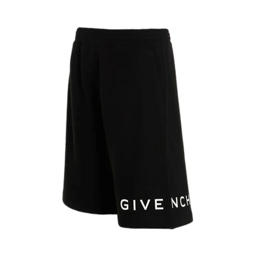 Logo Printed Pocketed Shorts