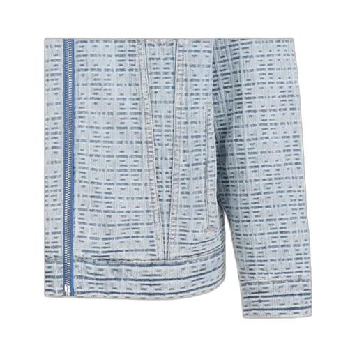 4G Motif Zip-Up Shirt Jacket