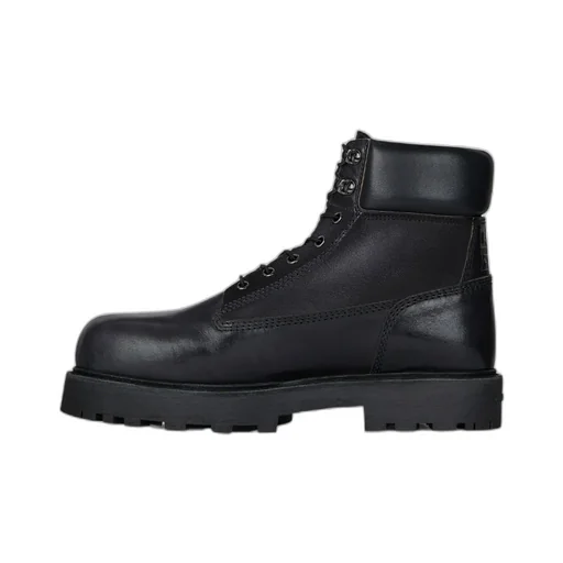 Lace-Up 4G Logo Debossed Ankle Boots