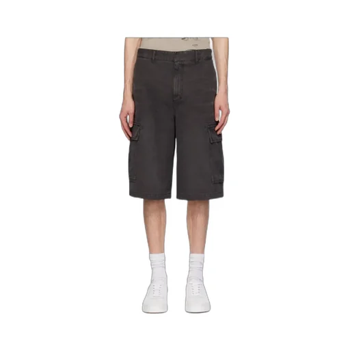 Faded Effect Cargo Shorts
