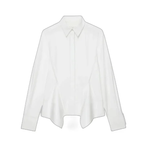 Cut-Out Detail Fitted Shirt