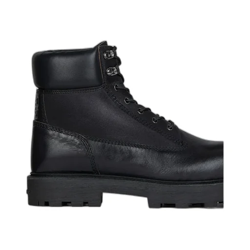 Lace-Up 4G Logo Debossed Ankle Boots