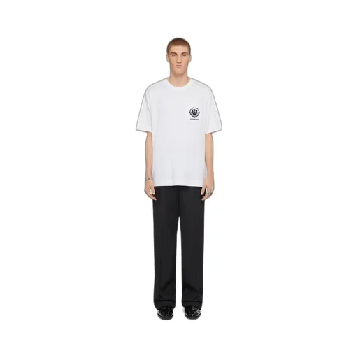 Crest Logo Embroidered T-Shirt