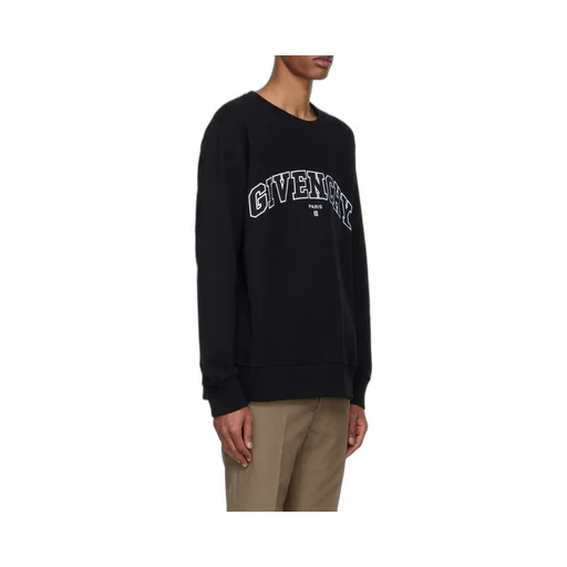 Logo Embroidered Crewneck Sweatshirt