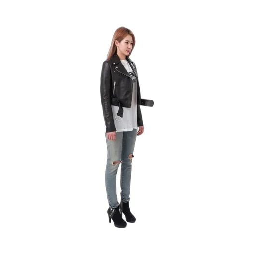 Logo Leather Jacket