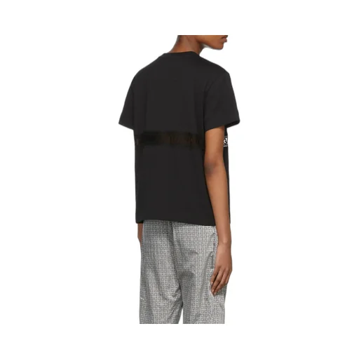 T-Shirt With Lace Webbing