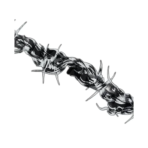 Barbed Wire Printed Hoodie