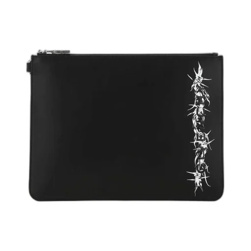 Logo-Print Pouch Bag