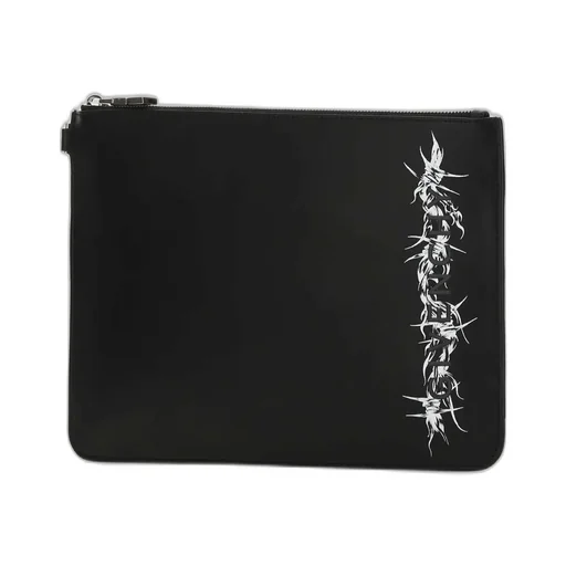 Logo-Print Pouch Bag