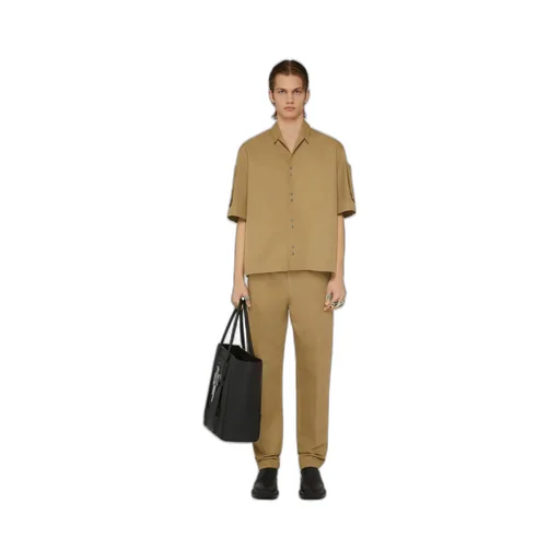 Belted Chino Trousers