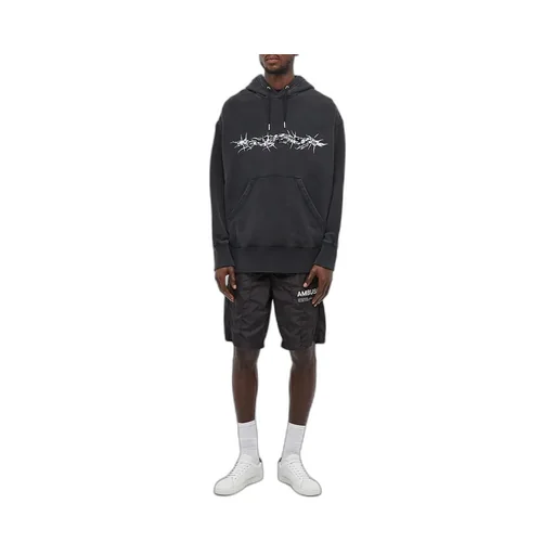 Barbed Wire Printed Hoodie
