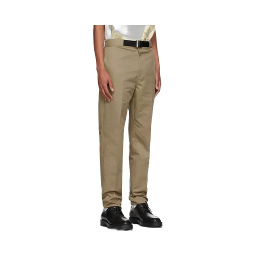 Belted Chino Trousers