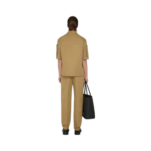Belted Chino Trousers