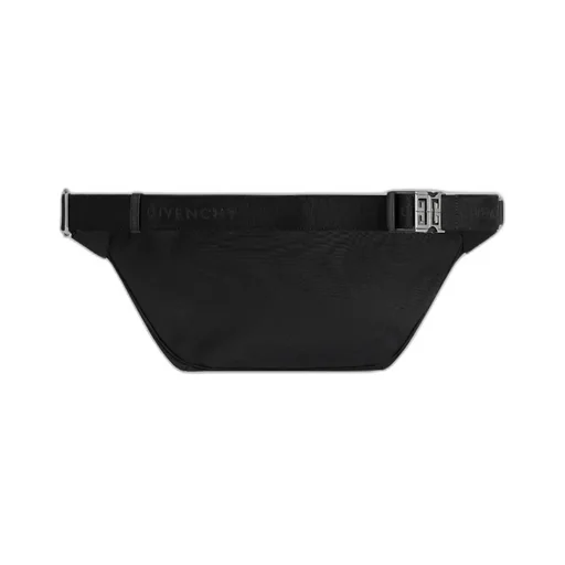 Logo Plaque Zipped Belt Bag