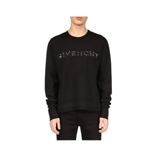 Stud Logo Detailed Sweatshirt