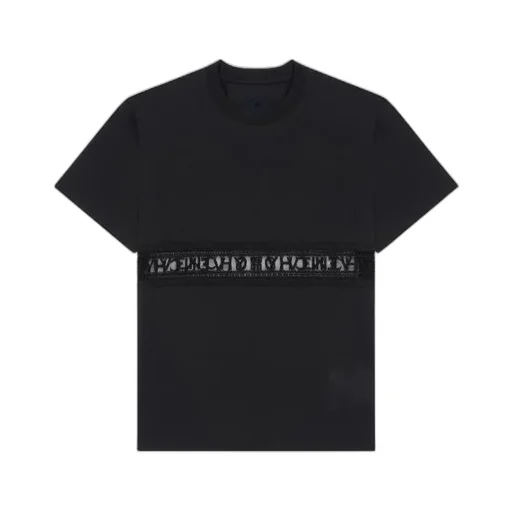 T-Shirt With Lace Webbing