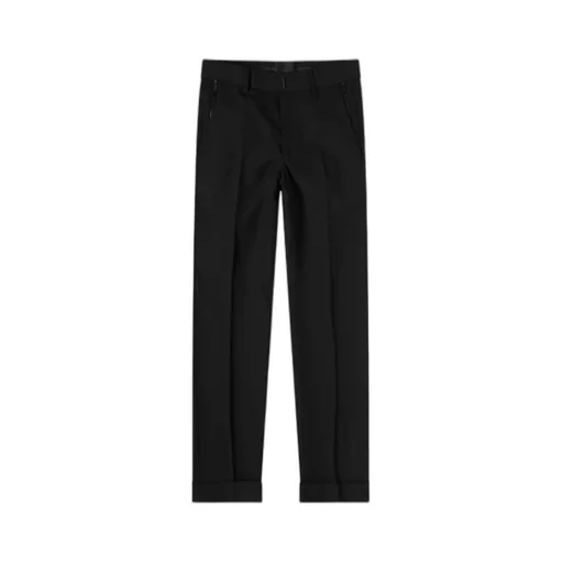 Straight-Leg Tailored Trousers