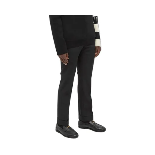 Straight-Leg Tailored Trousers