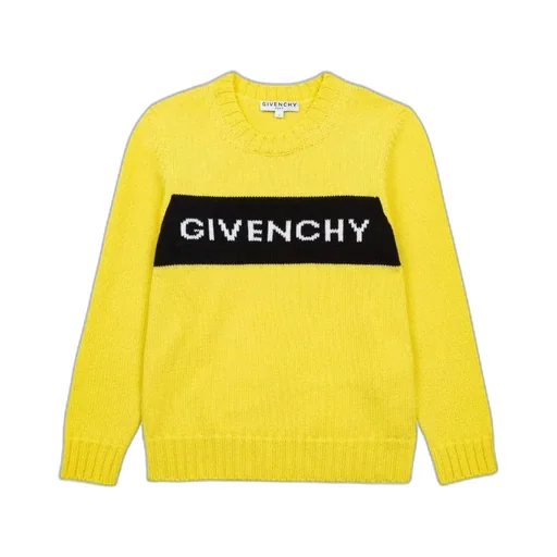 Logo Intarsia Crewneck Jumper