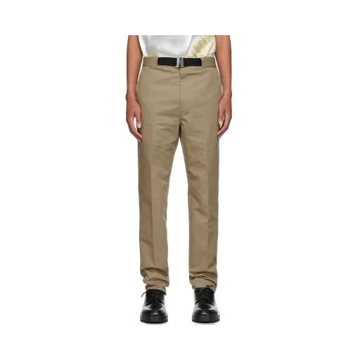 Belted Chino Trousers