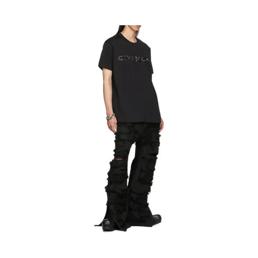 Logo Studded Crewneck T-Shirt