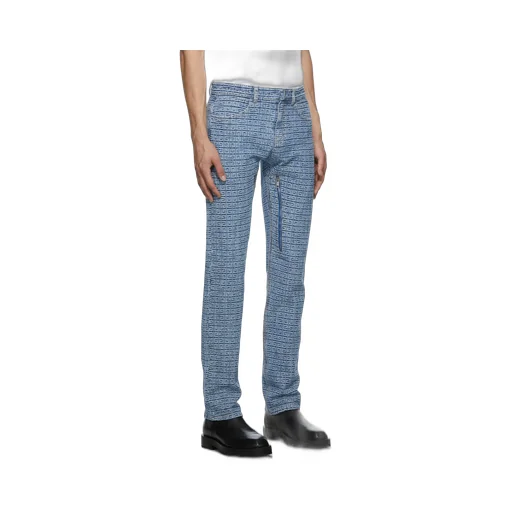 4G Monogram Straight-Leg Jeans