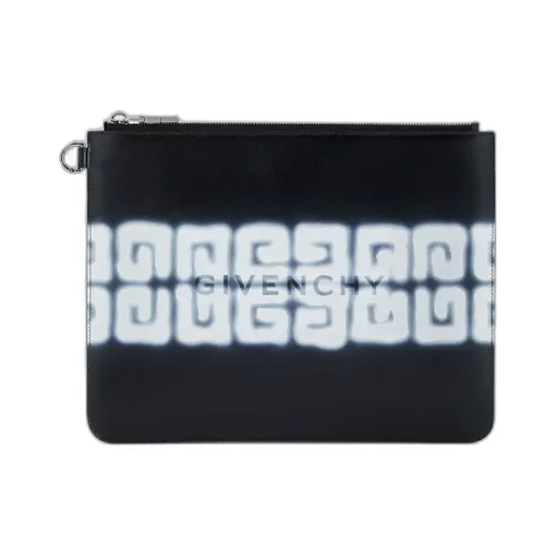 4G Tag Effect Printed Large Pouch
