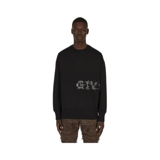 Barbed Wire Crew-Neck Sweatshirt