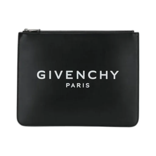 Large Logo Print Pouch