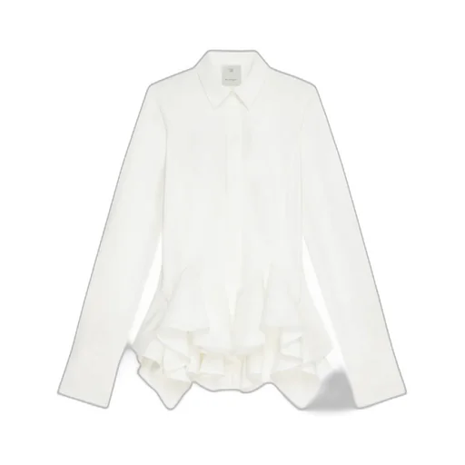 Flounces Poplin Shirt