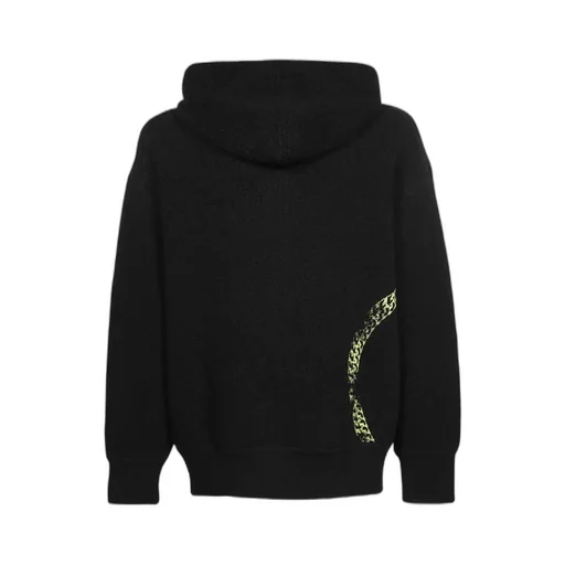 Embroidered-Logo Wool Hoodie