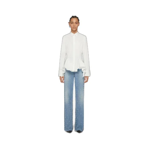 Flounces Poplin Shirt