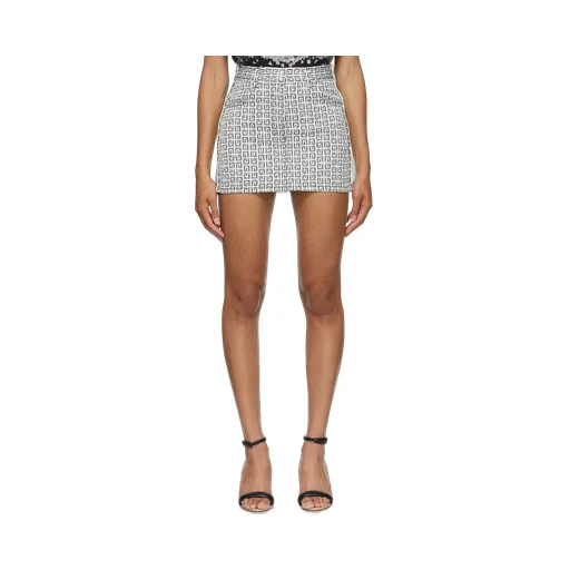 4G Jacquard Mini Skirt