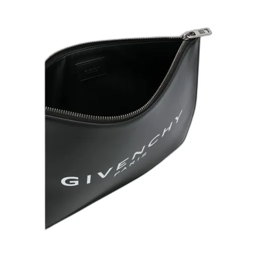 Large Logo Print Pouch