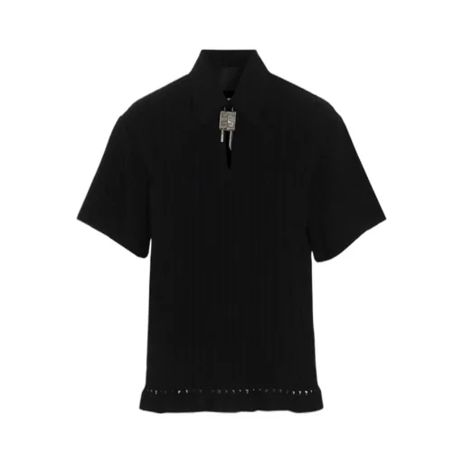 4G Padlock Knitted Polo Shirt