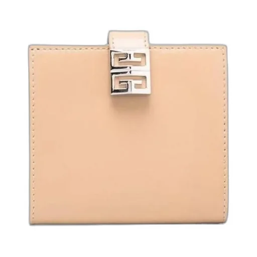 Logo-Plaque Leather Purse
