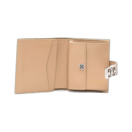 Logo-Plaque Leather Purse