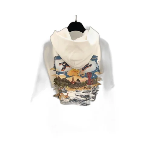 Island Graphic Printed Hoodie