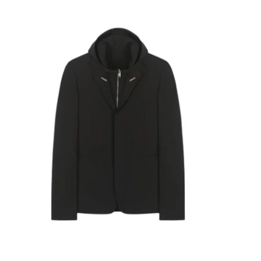 Single-Breasted Layered Blazer
