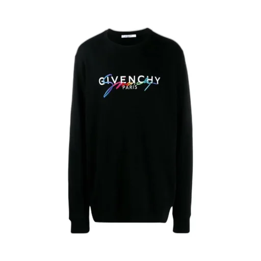 Rainbow Embroidered Logo Sweater