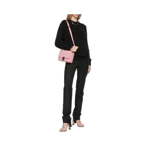 Sweater In Cashmere With Chain Collar