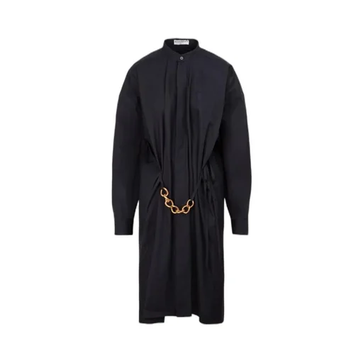 Chain Belt Shirt Dress