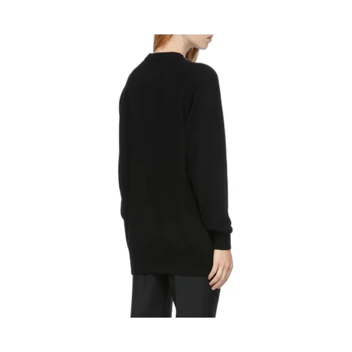 Sweater In Cashmere With Chain Collar