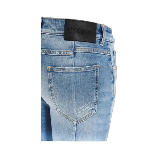 Ripped Mid-Rise Skinny Jeans