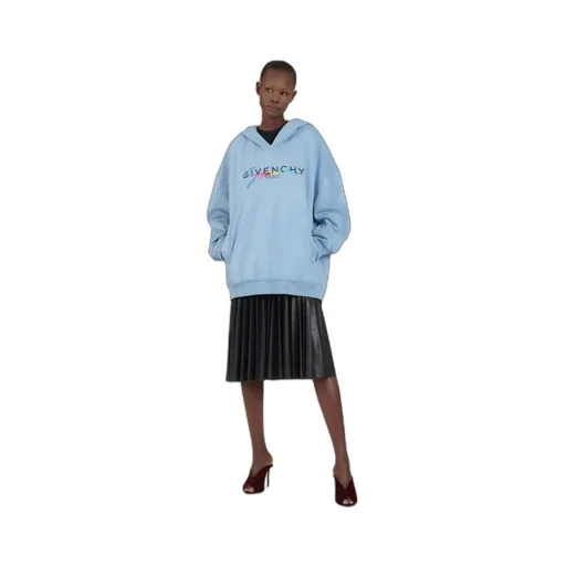Logo Printed Hooded Sweater