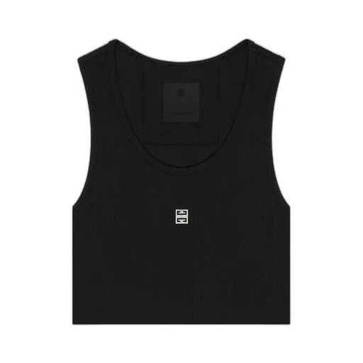 Logo Plaque Slip Dress