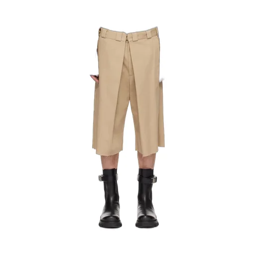 Raw Bottom Chino Bermuda Shorts