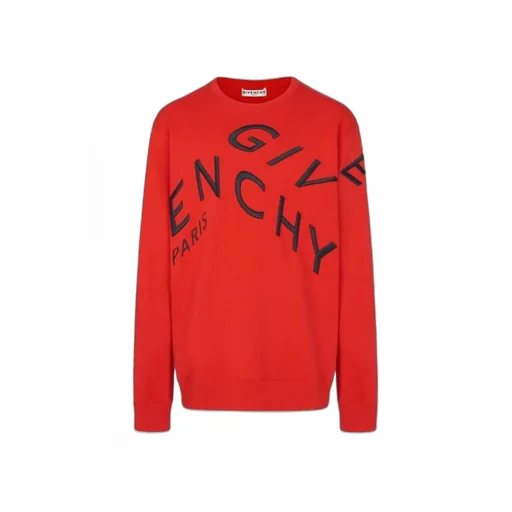 Embroidered-Logo Long-Sleeve Jumper